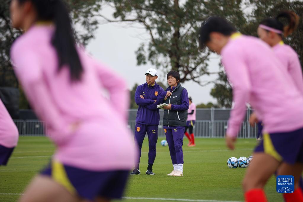 中国女足在澳备战世界杯
