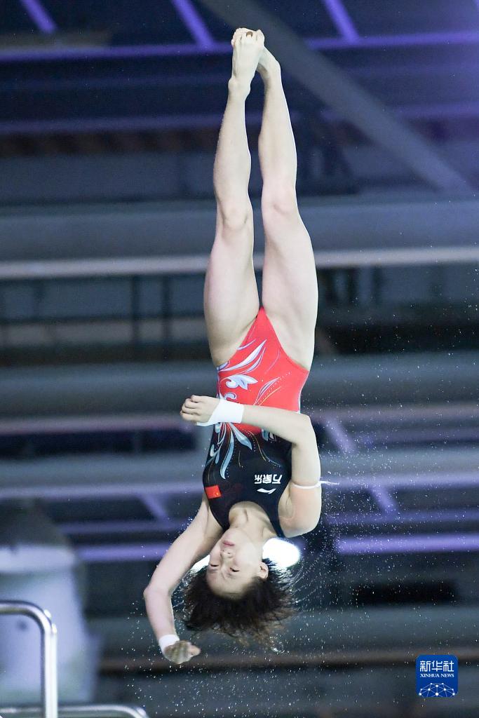 跳水世界杯总决赛:中国选手包揽女子10米台冠亚军