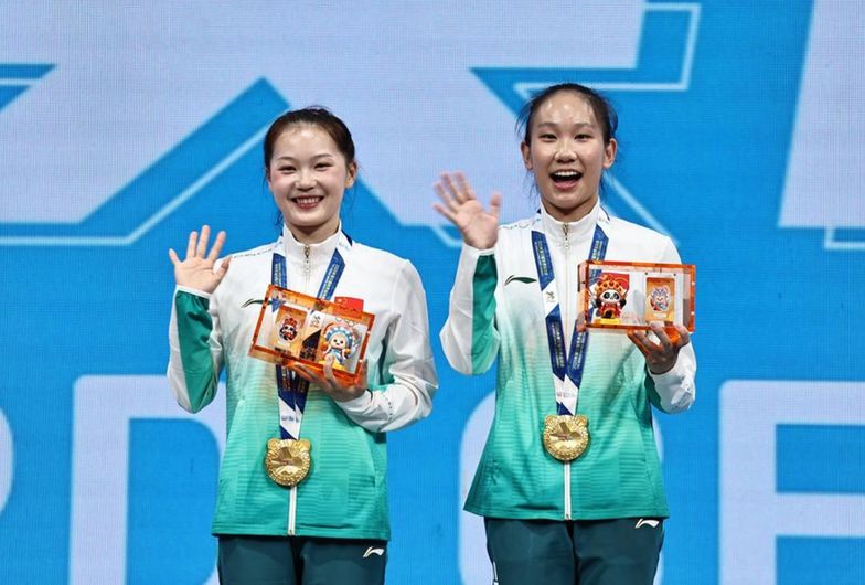 成都世运会|蹦床女子双人同步中国组合摘金 网友:行云流水宛若一人 成都世运会|蹦床女子双人同步中国组合摘金 网友:行云流水宛若一人