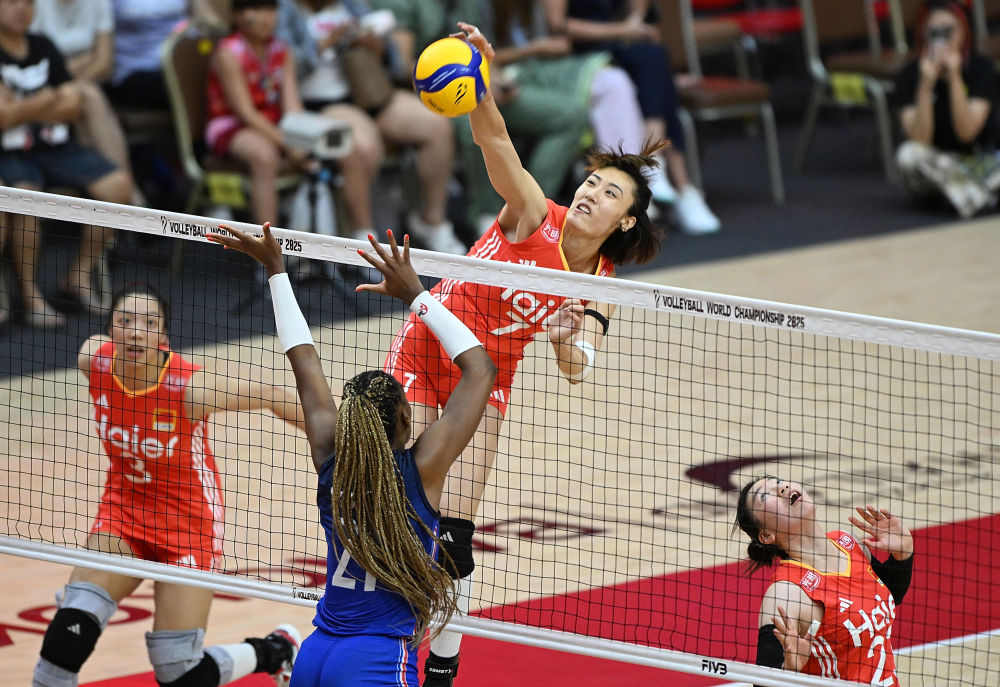 中国女排意外负于法国队 无缘世锦赛八强