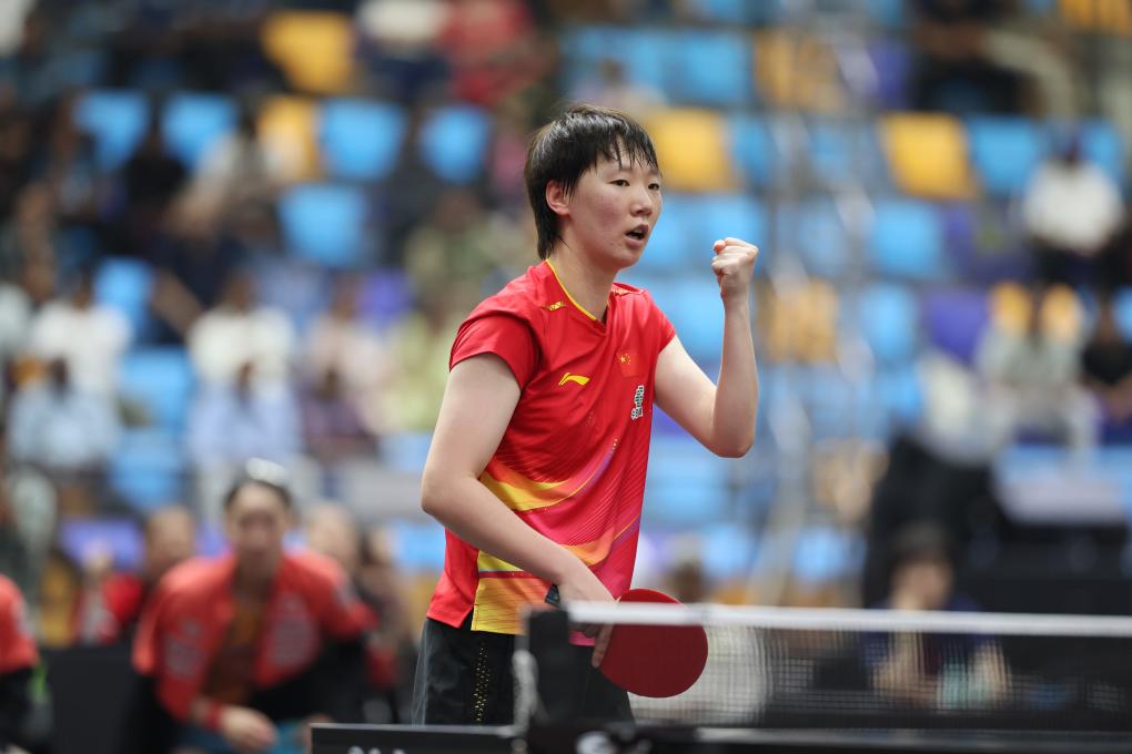 中国队包揽乒乓球团体亚锦赛男女团冠军