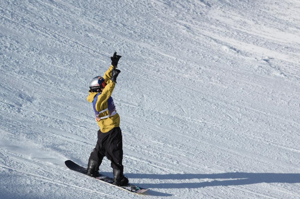 苏翊鸣:包揽金银 我们做到了!