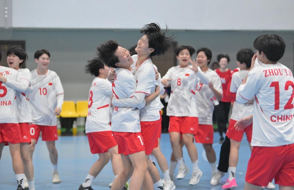 首届U16女手亚锦赛:中国队七战全胜夺冠