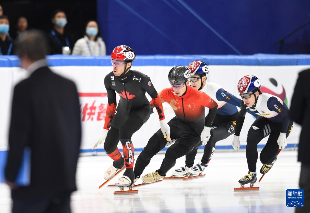 短道速滑——世界杯北京站：刘少昂夺得男子1000米冠军