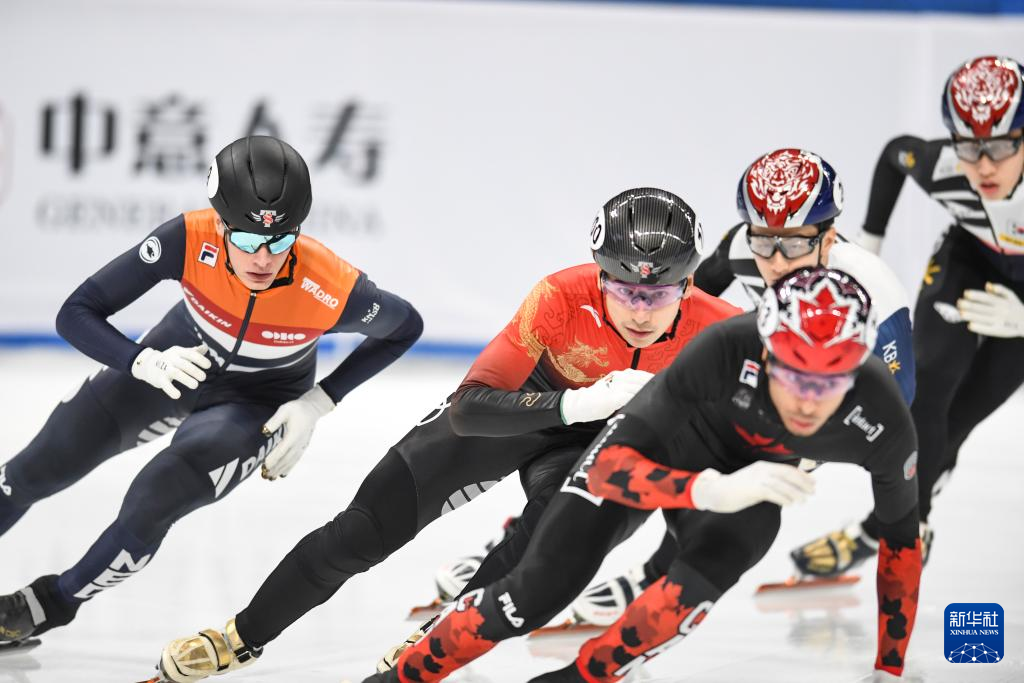 短道速滑——世界杯北京站：刘少昂夺得男子1000米冠军