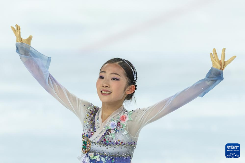 全冬会|花样滑冰——公开组女子单人滑：金书贤夺冠
