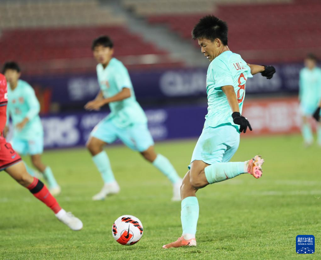 足球——U17亚洲杯预选赛：中国队平韩国队