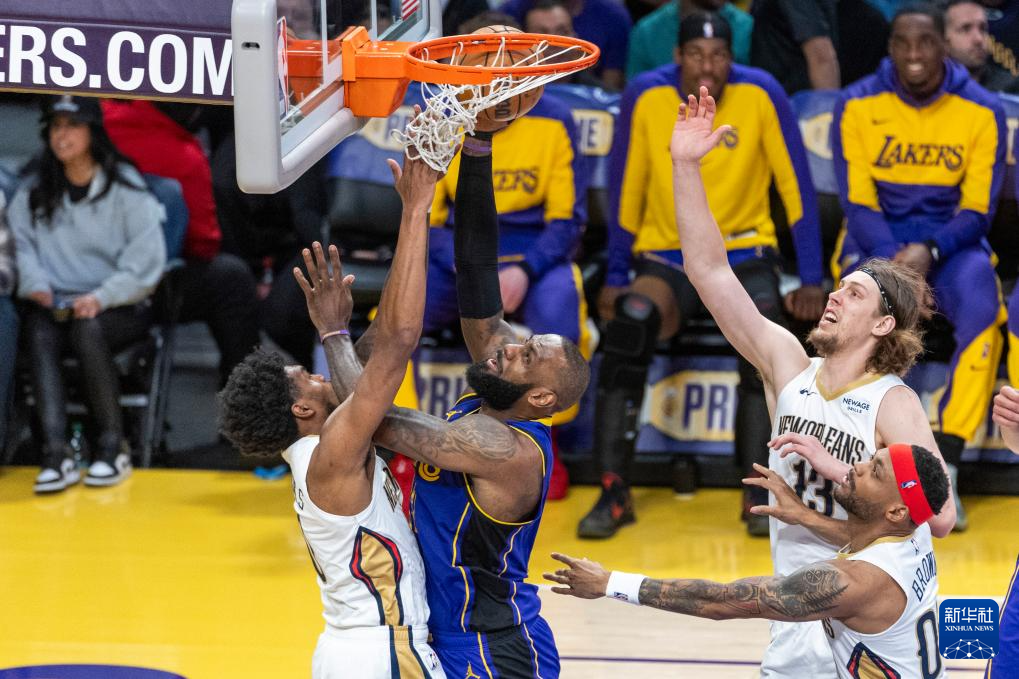 篮球——NBA常规赛：湖人胜鹈鹕