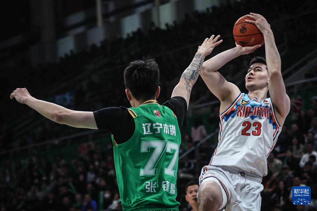 篮球——CBA季后赛：辽宁本钢胜新疆伊力特