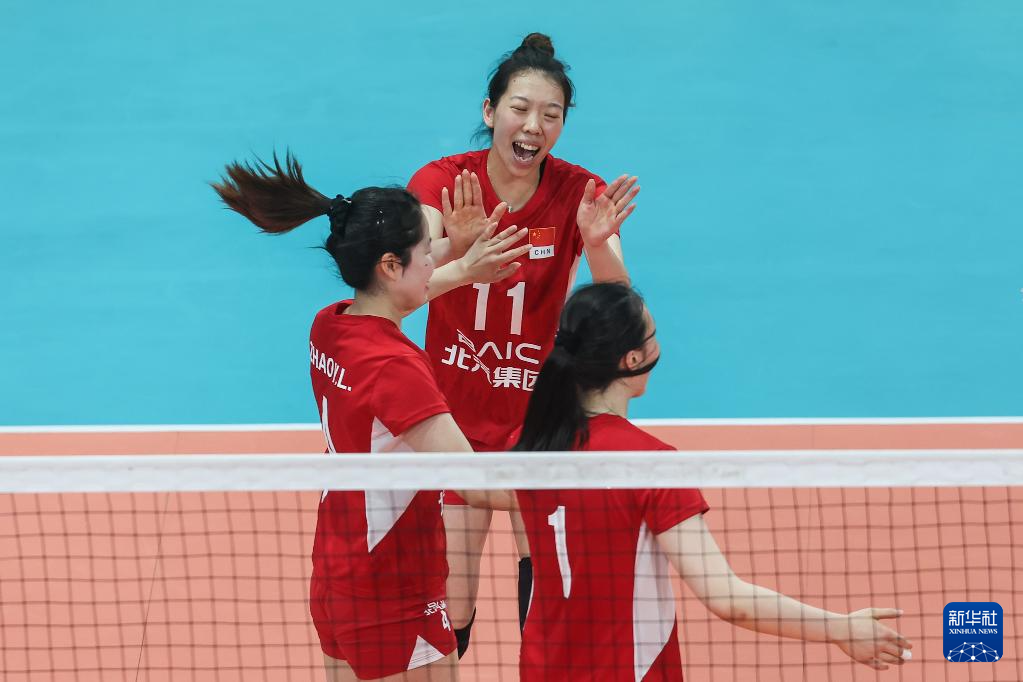 排球——2025亚洲女排冠军联赛：北汽女排获“开门红”