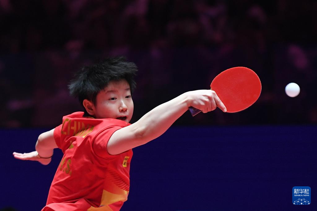 乒乓球——世界杯:孙颖莎夺得女单冠军