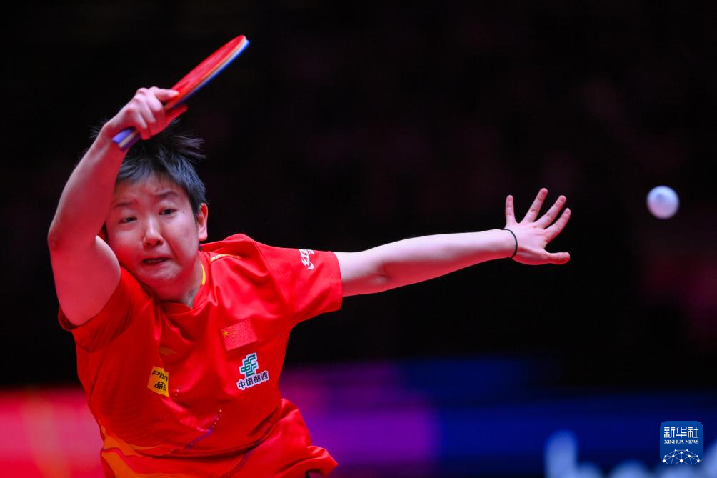 乒乓球——世界杯:孙颖莎夺得女单冠军