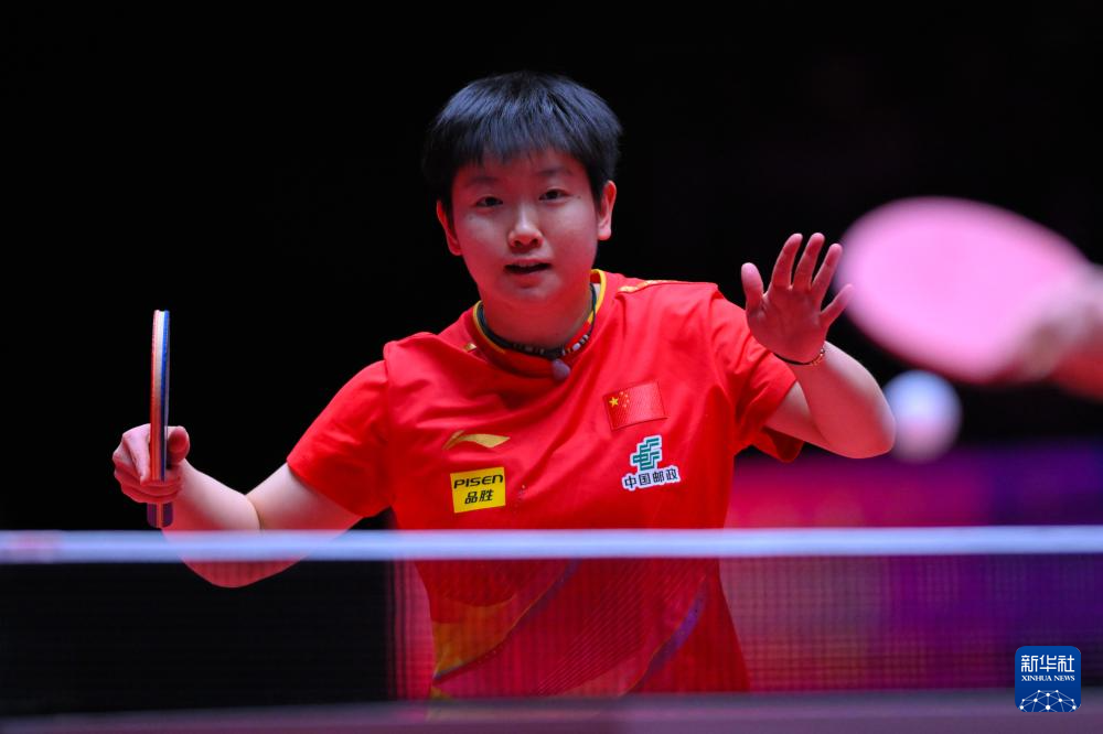乒乓球——世界杯:孙颖莎夺得女单冠军