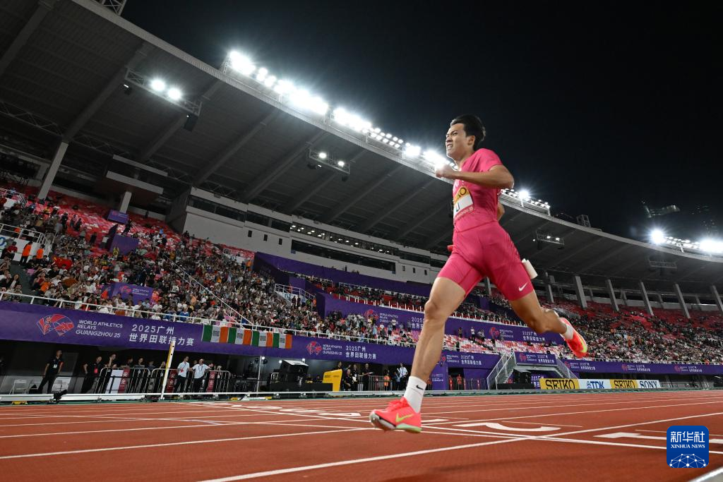 田径——世界接力赛：中国队获得男子4x400米接力第八名