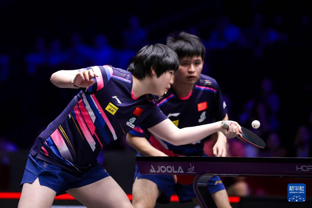 乒乓球——WTT美国大满贯:林诗栋/蒯曼获混双冠军