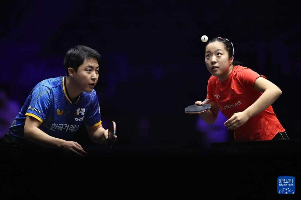 乒乓球——WTT美国大满贯:林诗栋/蒯曼获混双冠军