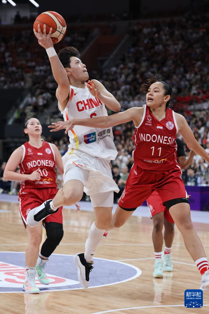 女篮亚洲杯:中国队胜印度尼西亚队