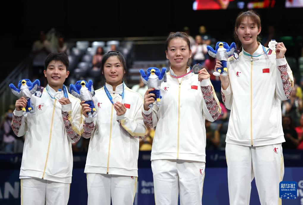 大运会——中国队获女子三人篮球亚军