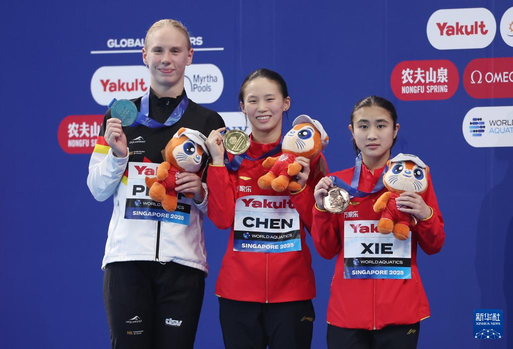 游泳世锦赛|跳水——女子10米跳台:陈芋汐夺冠