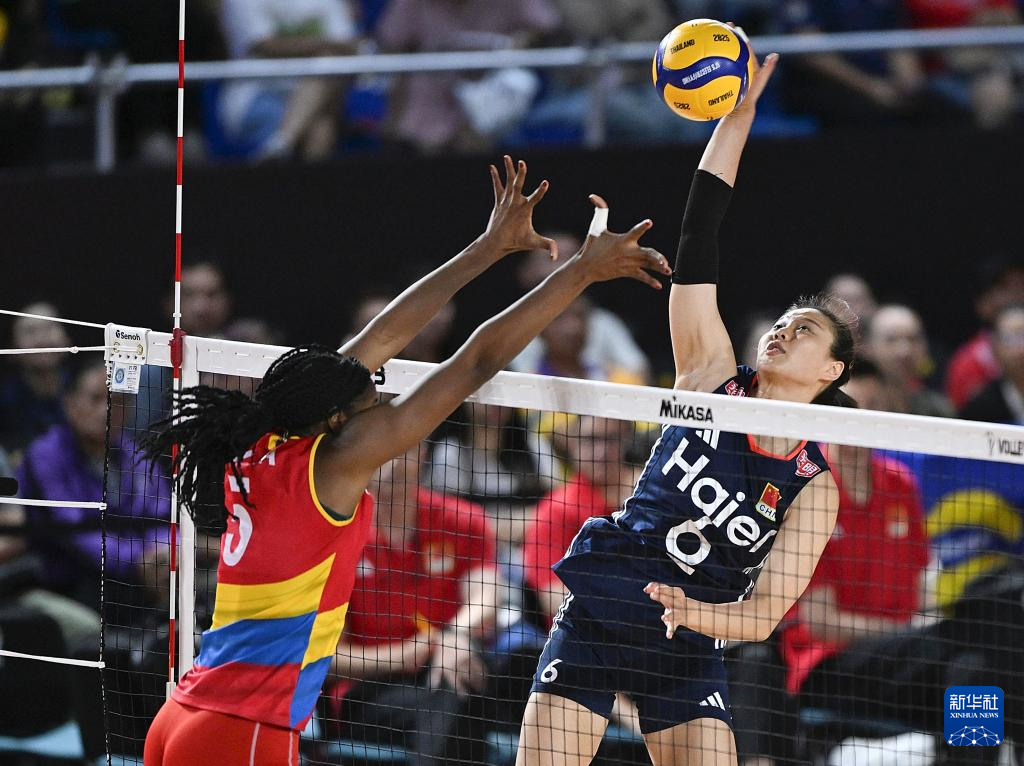 女排世锦赛:中国队胜哥伦比亚队