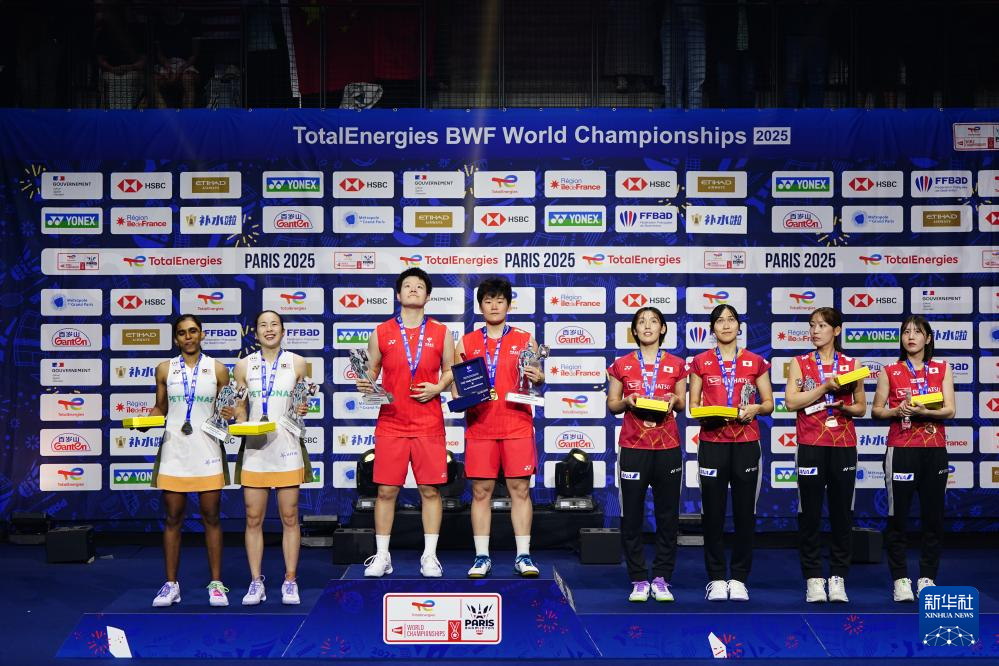 羽毛球世锦赛:刘圣书/谭宁获得女双冠军