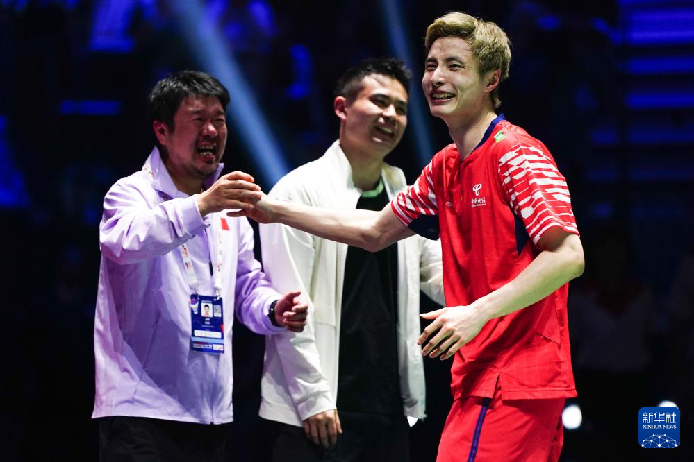 羽毛球——世锦赛:石宇奇获得男单冠军