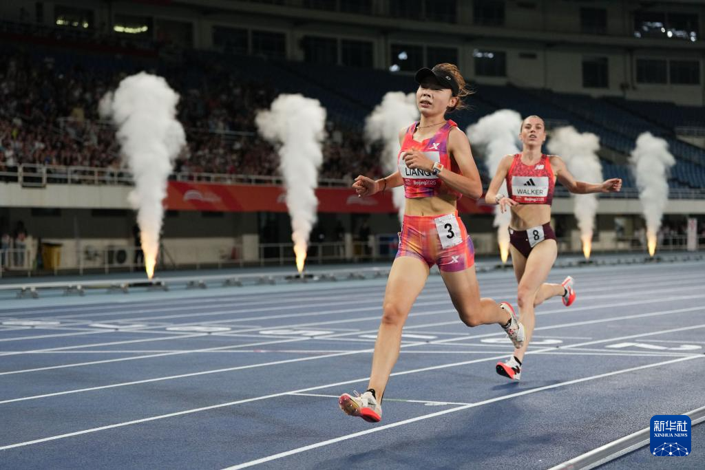 2025年世界田联洲际巡回赛:梁田田夺得女子3000米冠军