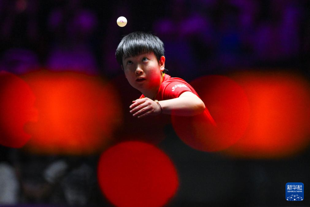 乒乓球——WTT澳门冠军赛:孙颖莎夺得女单冠军