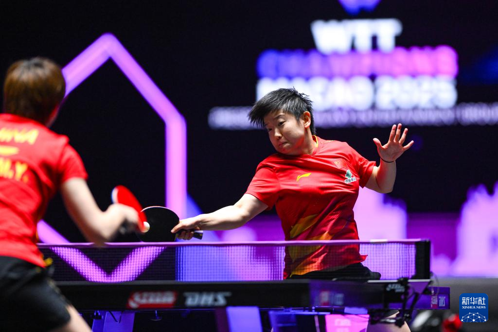 乒乓球——WTT澳门冠军赛:孙颖莎夺得女单冠军