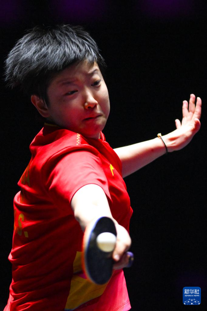 乒乓球——WTT澳门冠军赛:孙颖莎夺得女单冠军