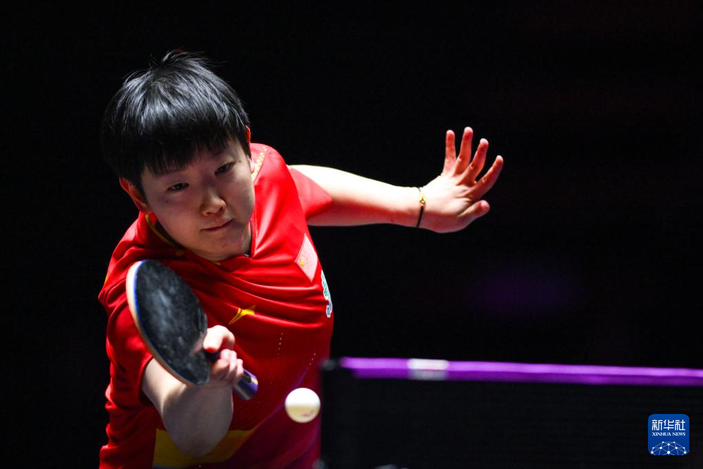 乒乓球——WTT澳门冠军赛:孙颖莎夺得女单冠军