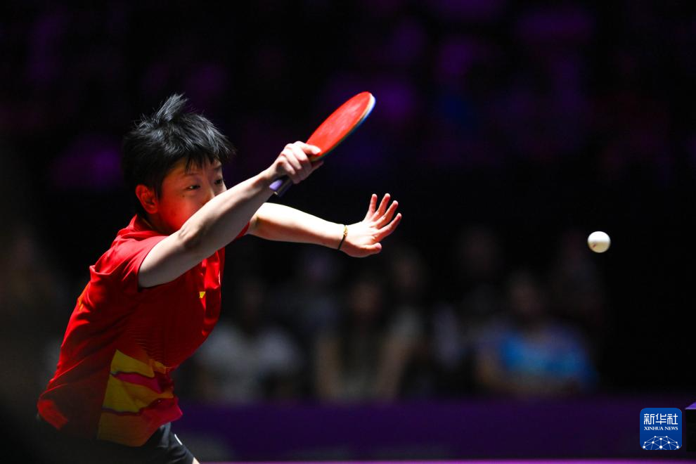 乒乓球——WTT澳门冠军赛:孙颖莎夺得女单冠军