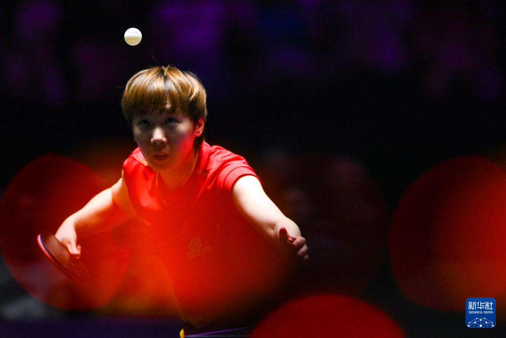 乒乓球——WTT澳门冠军赛:孙颖莎夺得女单冠军