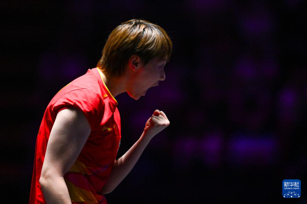 乒乓球——WTT澳门冠军赛:孙颖莎夺得女单冠军