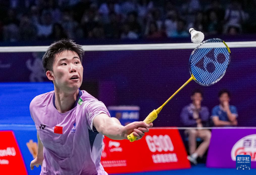 中国羽毛球大师赛:翁泓阳获男单冠军
