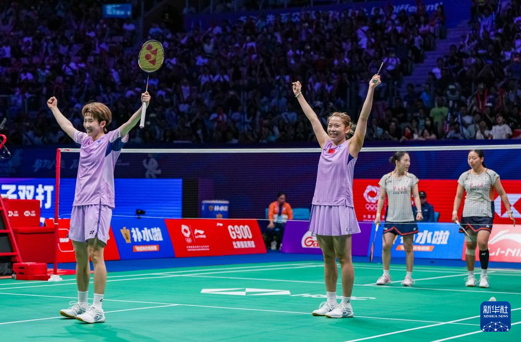 中国羽毛球大师赛:贾一凡/张殊贤夺得女双冠军