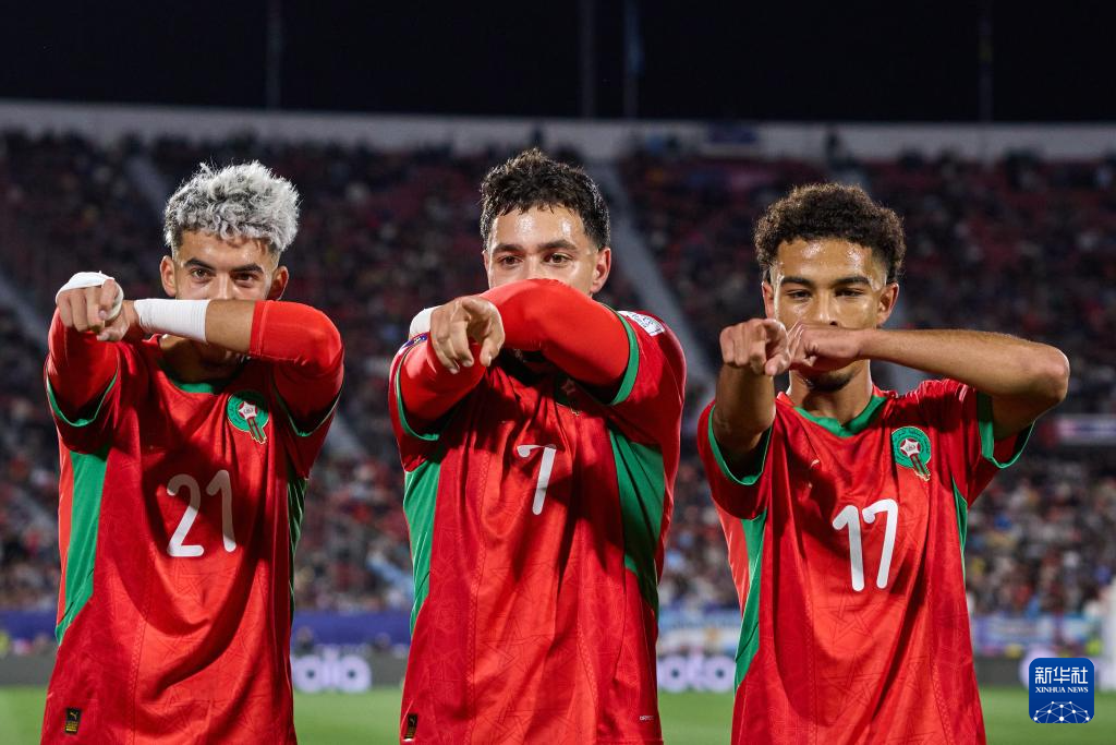 U20男足世界杯:摩洛哥队夺冠