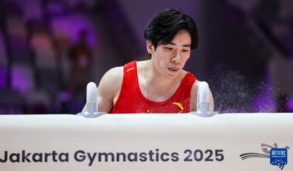 体操——世锦赛:中国队亮相男子资格赛