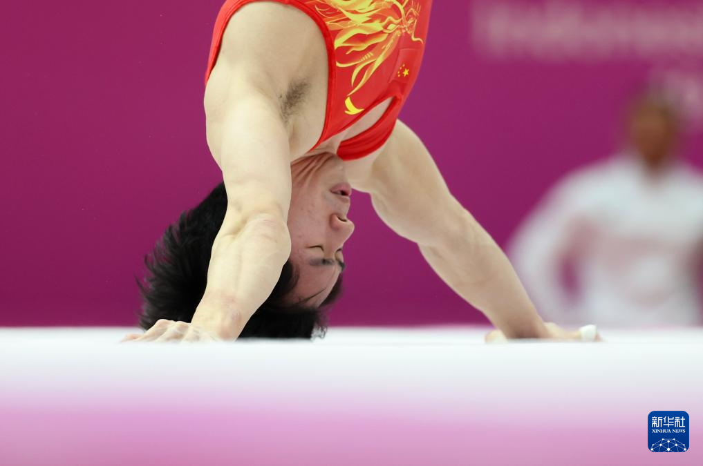 体操——世锦赛:中国队亮相男子资格赛