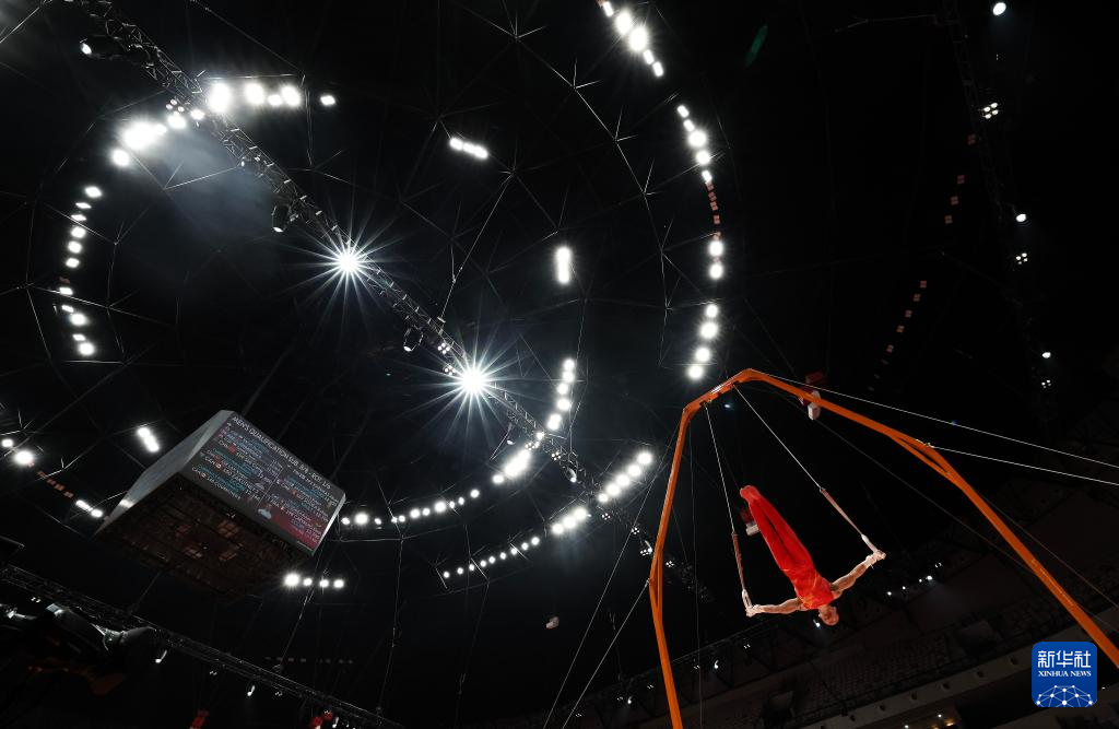 体操——世锦赛:中国队亮相男子资格赛