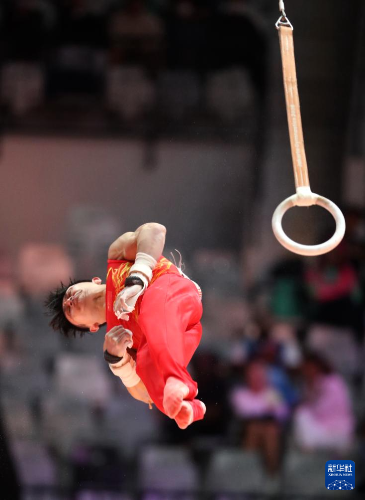 体操——世锦赛:中国队亮相男子资格赛