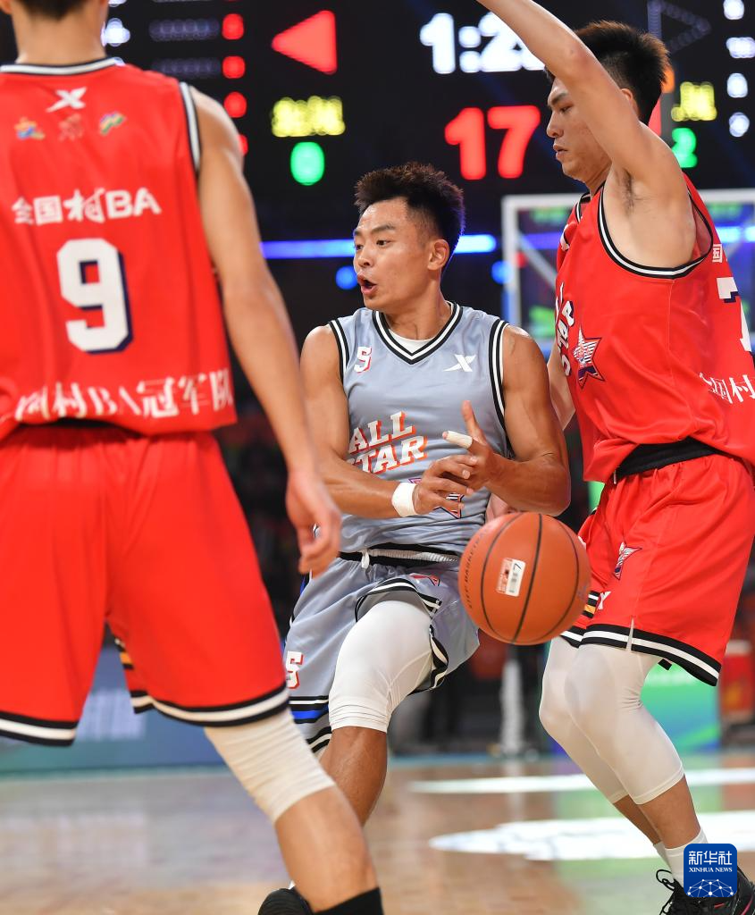 中国文明乡风大会“村BA”群众体育交流活动在陕西延安举办