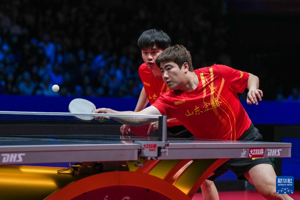 乒超联赛总决赛男团决赛:山东魏桥·向尚运动队夺冠