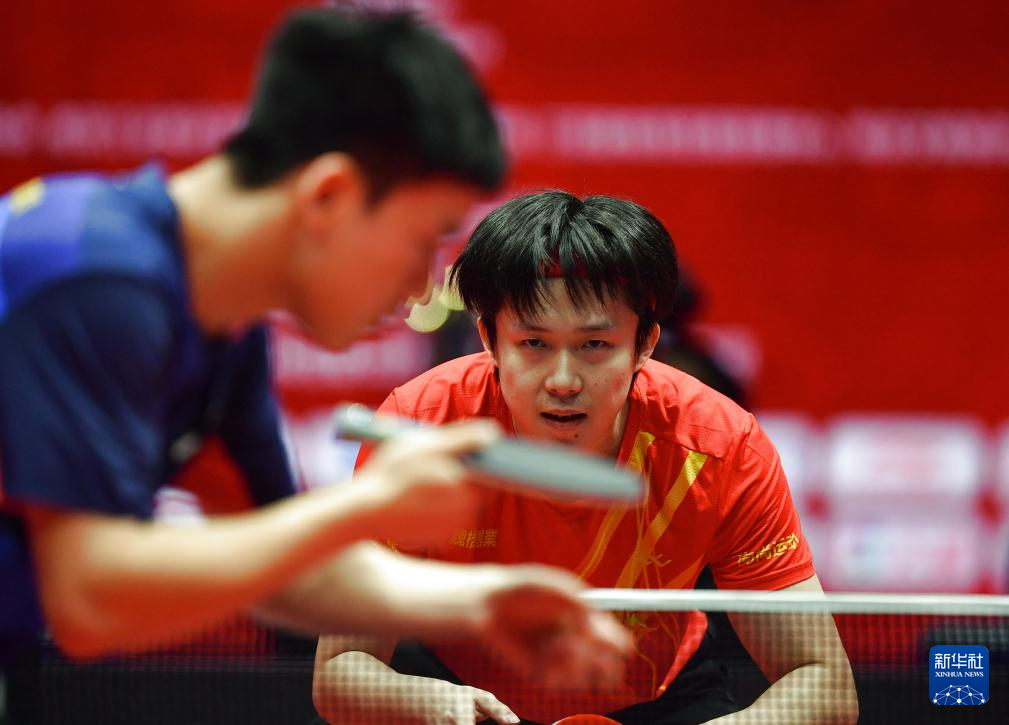 乒超联赛总决赛男团决赛:山东魏桥·向尚运动队夺冠