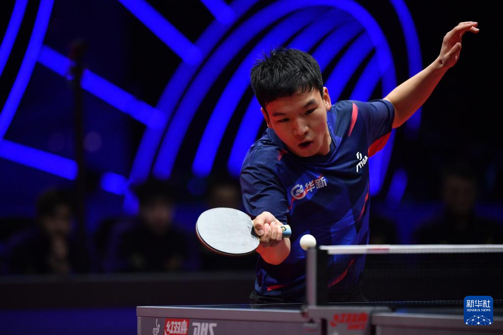 乒超联赛总决赛男团决赛:山东魏桥·向尚运动队夺冠