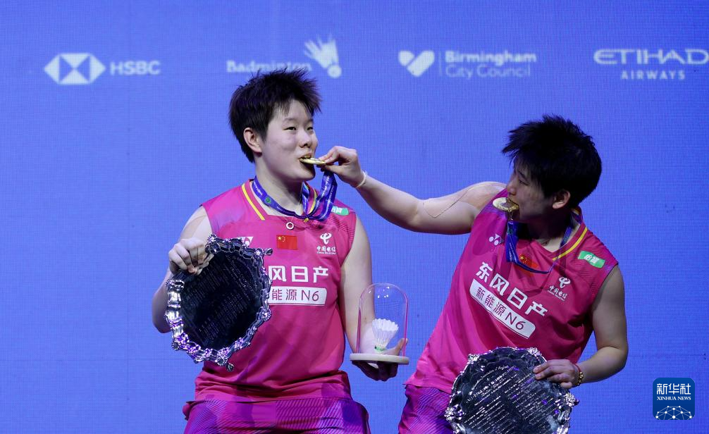羽毛球——全英公开赛:刘圣书/谭宁夺得女双冠军