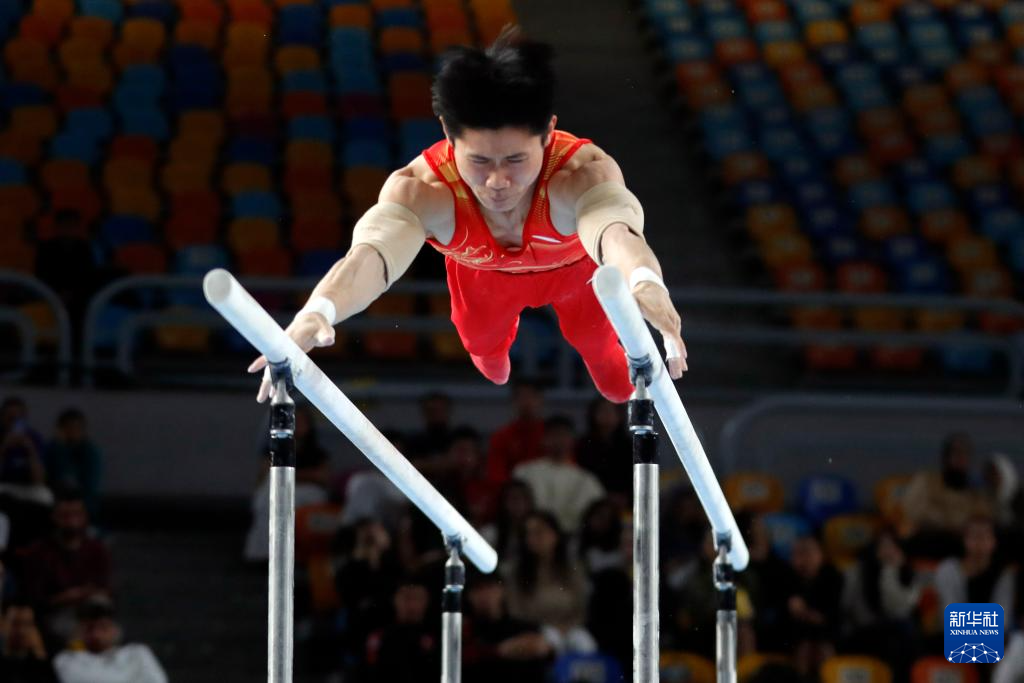 体操世界杯开罗站|刘洋获男子双杠冠军