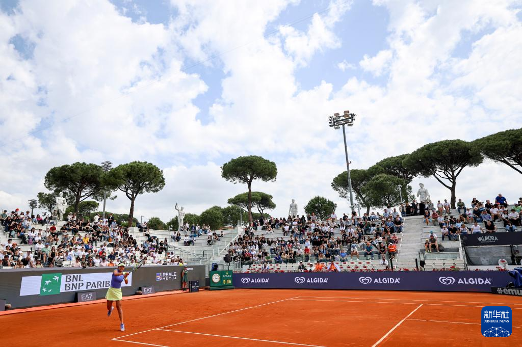 网球——WTA1000罗马站:王欣瑜无缘晋级