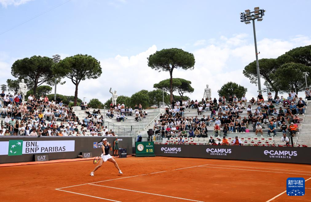 网球——WTA1000罗马站:王欣瑜无缘晋级