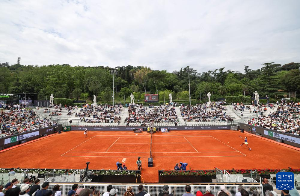 网球——WTA1000罗马站:王欣瑜无缘晋级
